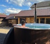 Купель фурако Polar Spa ELITE 220 круглая с интегрированной печью для 6-8 человек (термососна светлая) фото  фото - 14