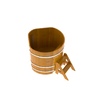 Купель BentWood угловая из лиственницы (1,03х1,03 м.), h=1 м. Натуральная Рустик для контрастных процедур фото - 2 BentWood угловая из лиственницы (1,03х1,03 м.), h=1 м. Натуральная Рустик купель фото фото - 2